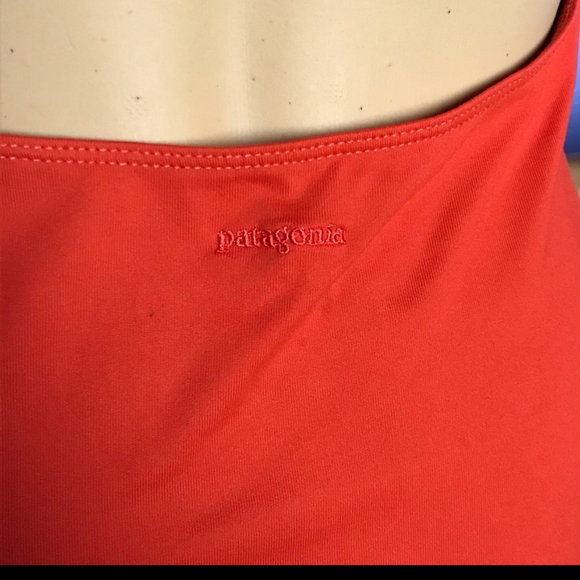 Patagonia Halter Length Dress Orange Red - Picture 3 of 4